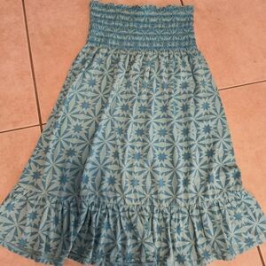 Kirra Strapless Dress in Light Blue